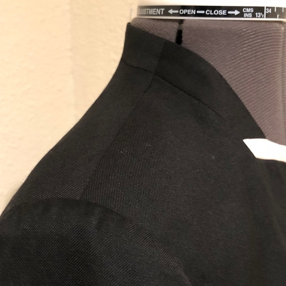NWOT TopHat New York Elegant Black Women's Blazer with White Trim - Picture 2 of 13